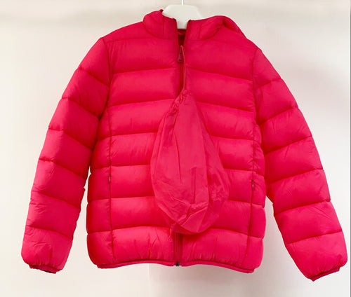 Girls Pink Puffer Jacket Item #32